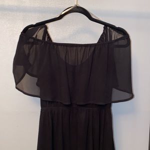 Off the shoulder maxi dress